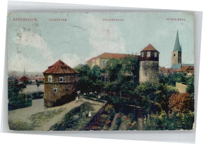 Nordhausen Thueringen etri Kirche  Judenturm