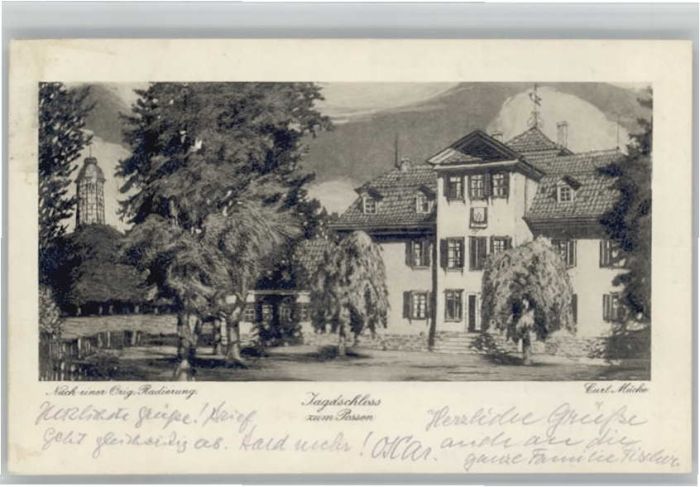 Nordhausen Thueringen agd Schloss Possen [Stempelabschalg]