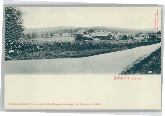 Nordhausen Thueringen  Rottesütte *