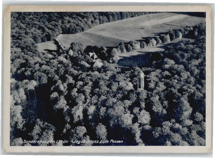 Sondershausen Thueringen liegeraufnahme Jagdschloss