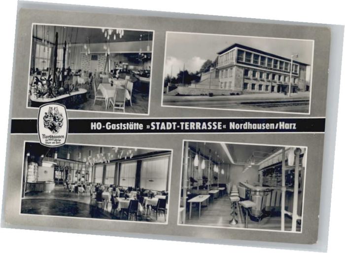Nordhausen Thueringen aststätte Stadt Terasse *