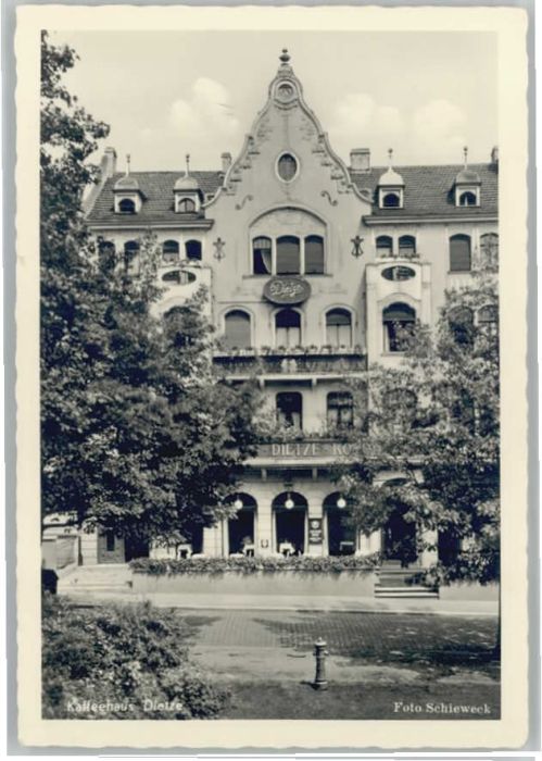 Nordhausen Thueringen affeehaus Dietze