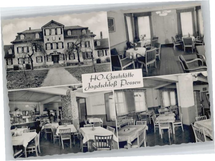 Sondershausen Thueringen aststätte Jagdschloss Possen *