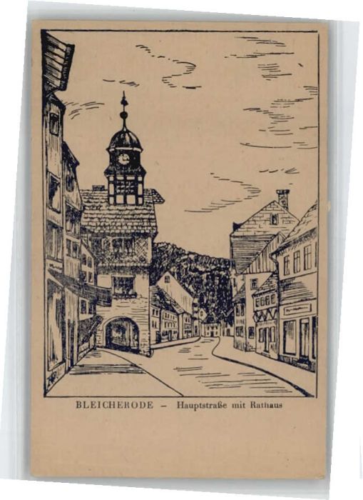 Bleicherode Rathaus Hauptstrasse