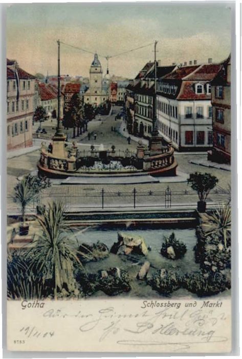 Gotha Thueringen Gotha Schlossberg Markt