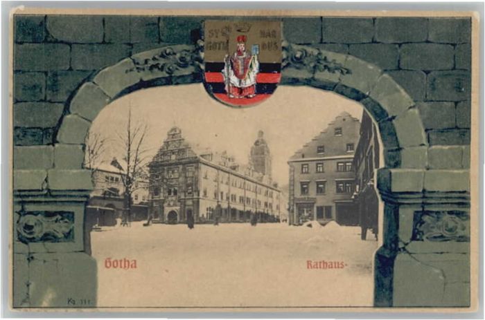 Gotha Thueringen Gotha Rathaus Wappen