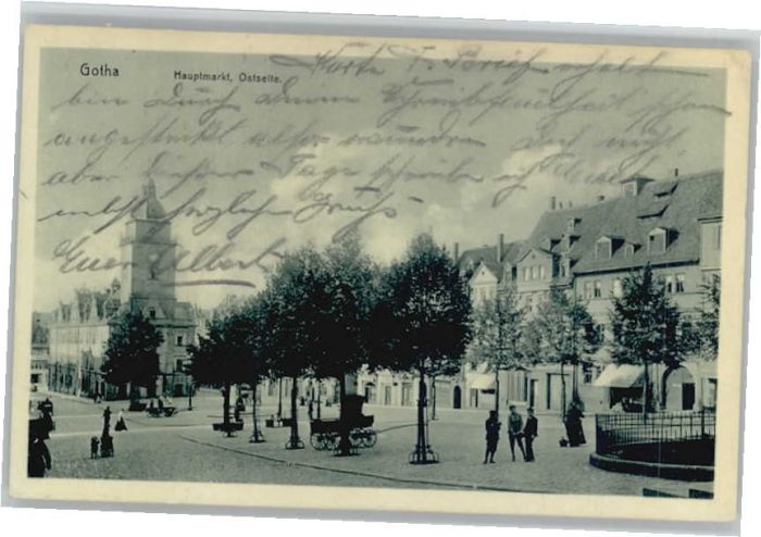 Gotha Thueringen Gotha Hauptmarkt