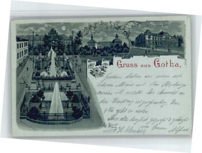 Gotha Thueringen Gotha Landgerichtsgebäude Schloss Fried