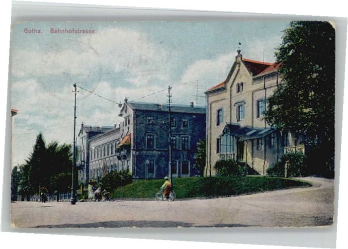 Gotha Thueringen Gotha Bahnhofstrasse