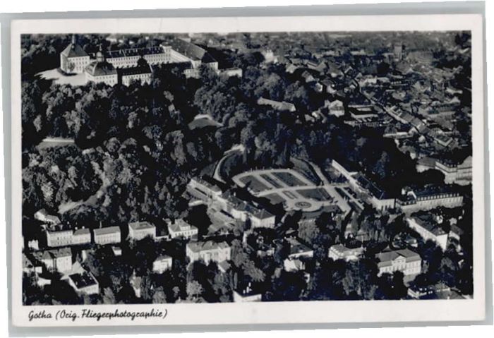 Gotha Thueringen Gotha Fliegeraufnahme
