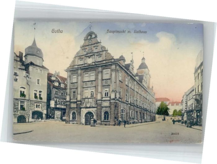 Gotha Thueringen Gotha Rathaus Hauptmarkt