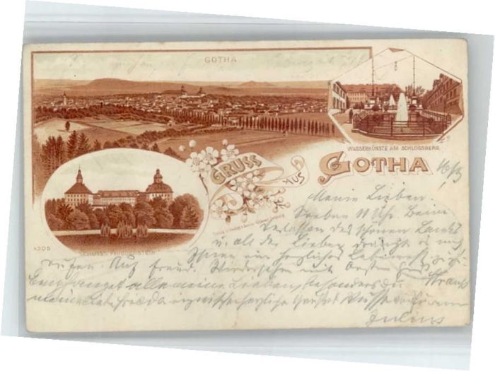 Gotha Thueringen Gotha Schloss Friedenstein