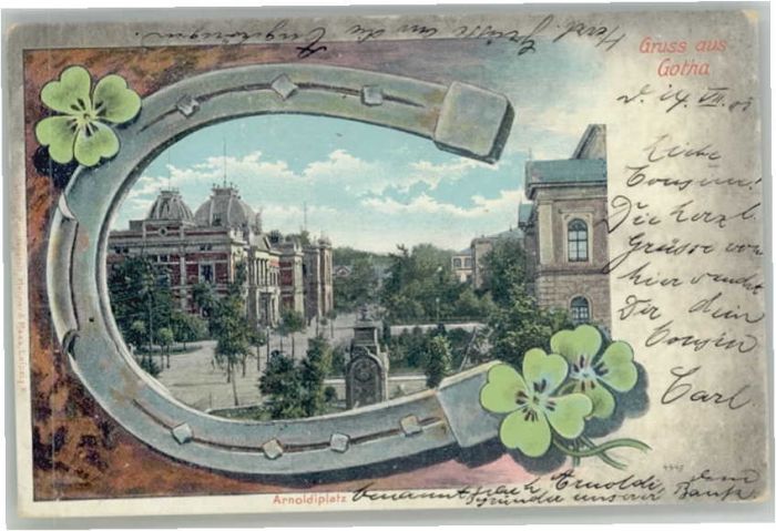 Gotha Thueringen Gotha Hufeisen Arnoldiplatz