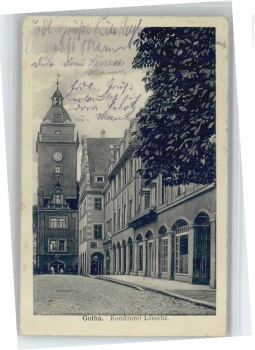 Gotha Thueringen Gotha Konditorei Loesche