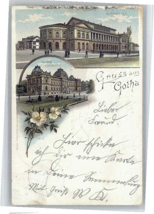 Gotha Thueringen Gotha Post Theater