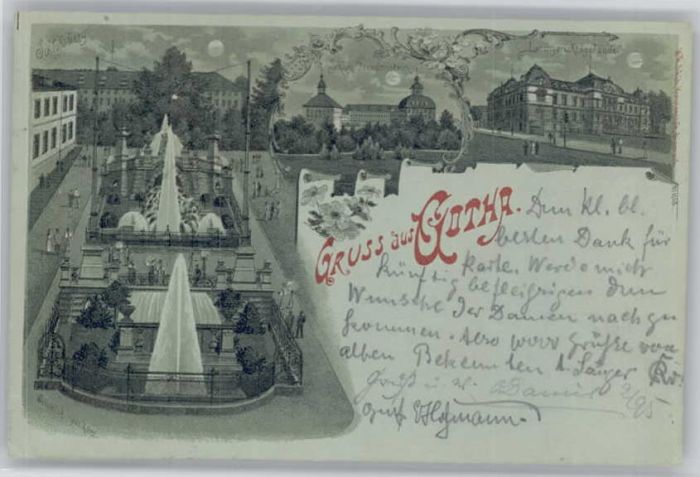 Gotha Thueringen Gotha Landgerichtsgebäude Schloss Fried