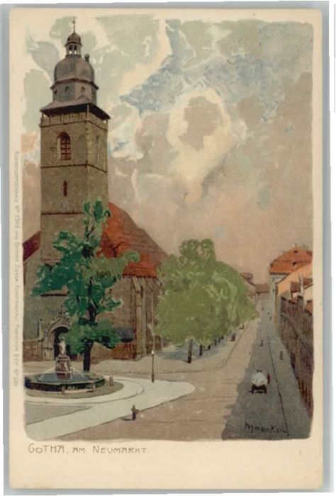 Gotha Thueringen Gotha Neumarkt