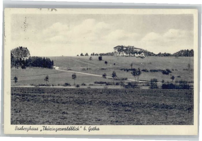 Gotha Thueringen Gotha Boxberghaus Thüringerwaldblick