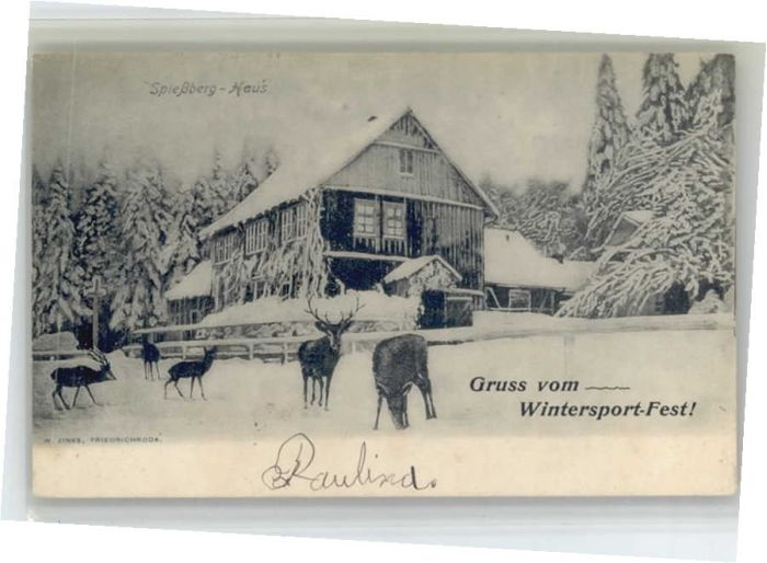 Friedrichroda [Stempelabschlag] Spiessberg-Haus