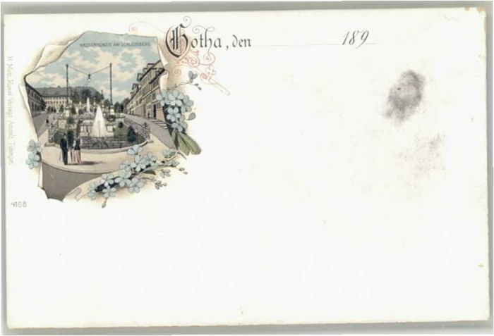 Gotha Thueringen Gotha Schlossberg Wasserkünste