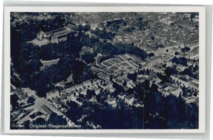 Gotha Thueringen Gotha Fliegeraufnahme