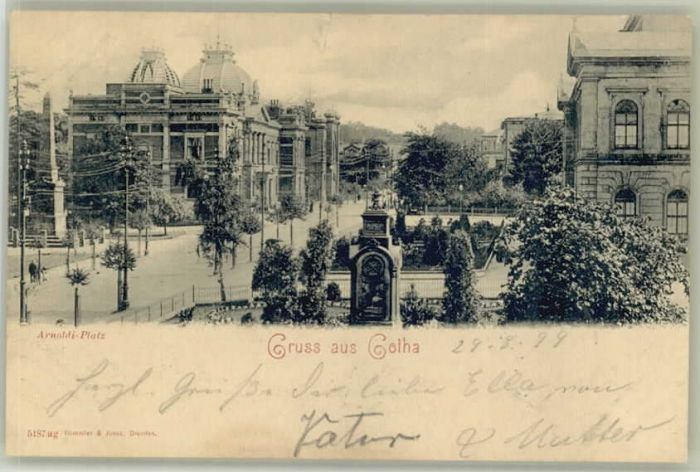 Gotha Thueringen Gotha Arnoldiplatz