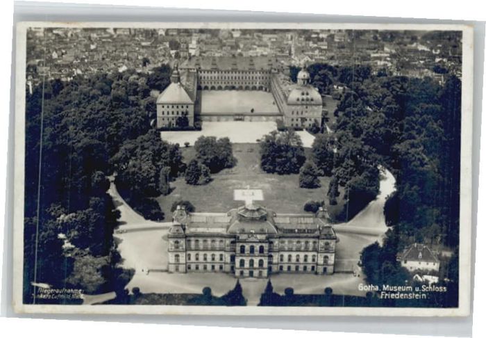 Gotha Thueringen Gotha Fliegeraufnahme Museum Schloss Fr