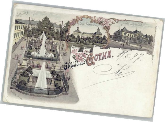 Gotha Thueringen Gotha Landgerichtsgebäude Schloss Fried