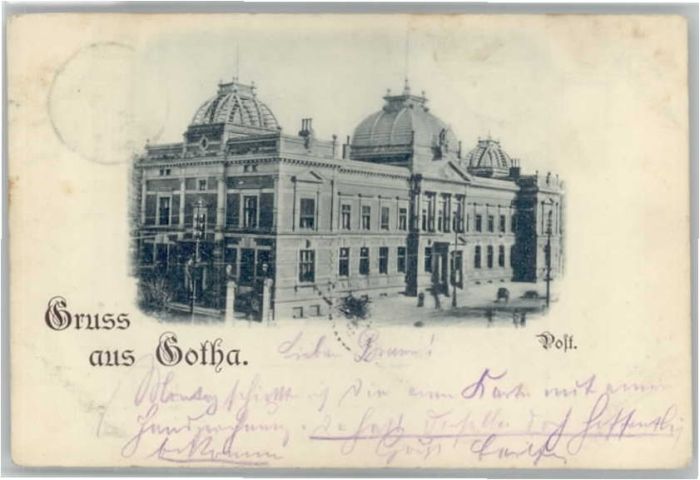 Gotha Thueringen Gotha Post