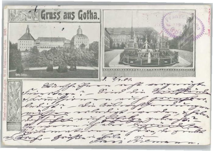 Gotha Thueringen Gotha Schloss