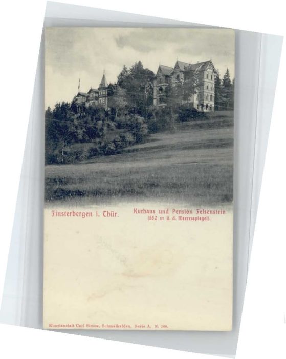 Finsterbergen Kurhaus Pension Felsenstein