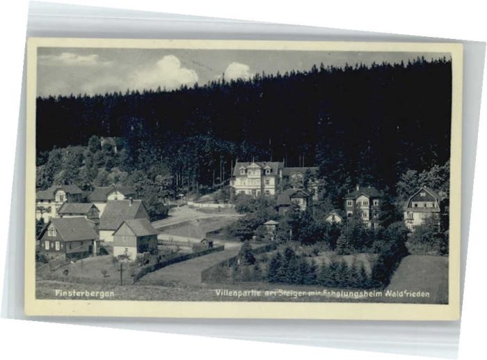 Finsterbergen Erholungsheim Waldfrieden Villa Steiger