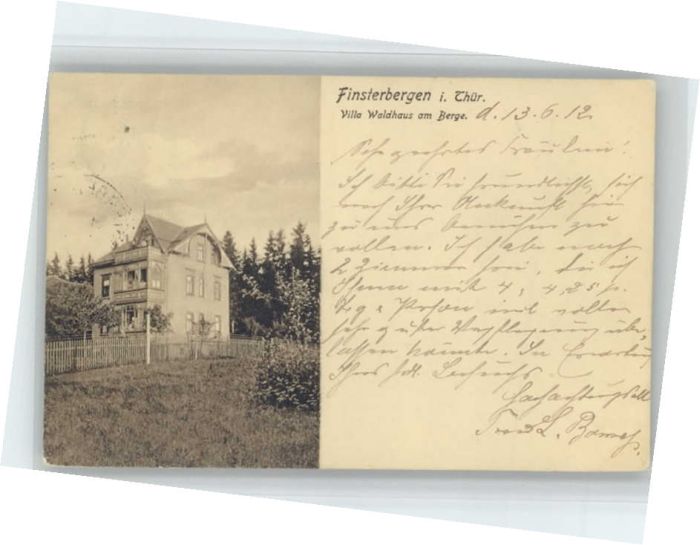 Finsterbergen Villa Waldhaus