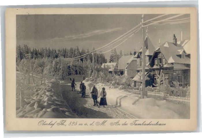 Oberhof Thueringen ambacherstrasse