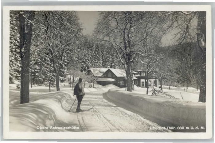 Oberhof Thueringen chweizerhütte x