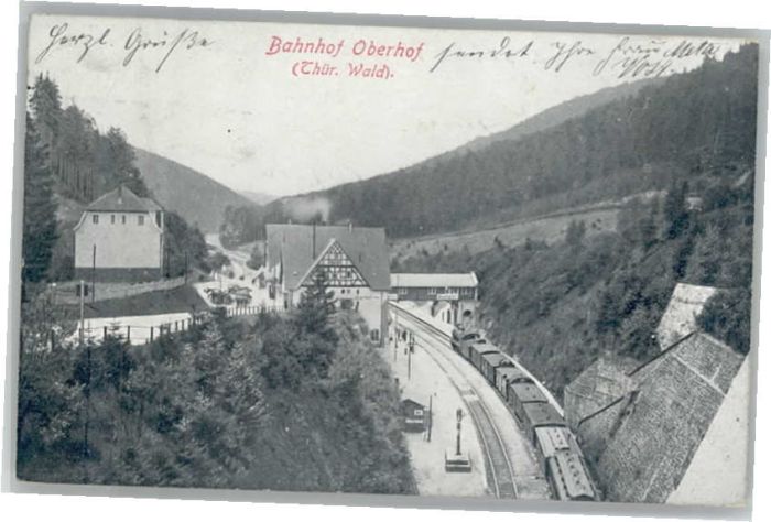 Oberhof Thueringen ahnhof