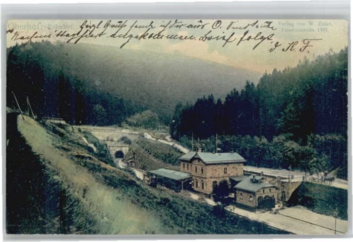 Oberhof Thueringen ahnhof