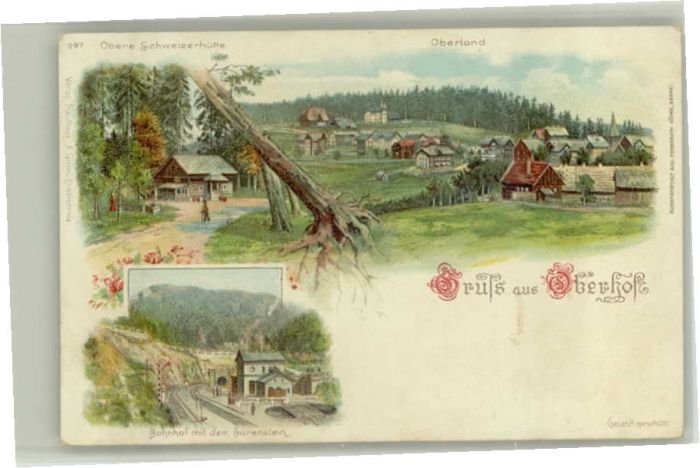 Oberhof Thueringen ahnhof Bärenstein Schweizerhütte *
