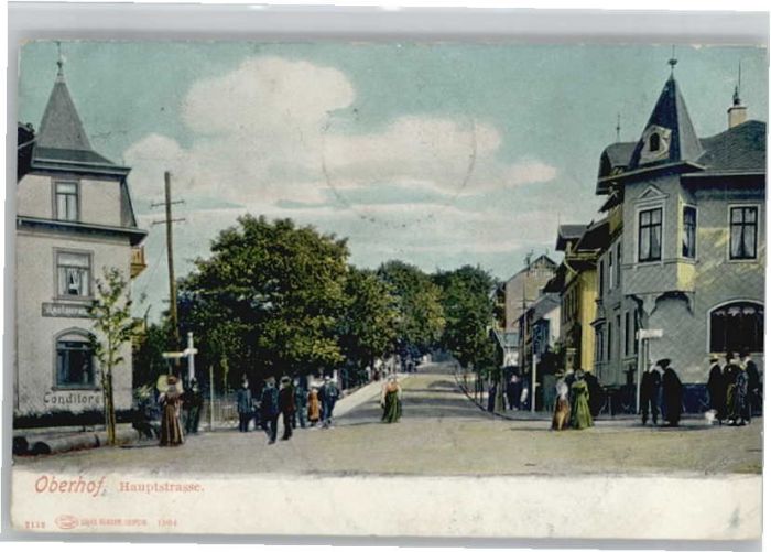 Oberhof Thueringen auptstrasse