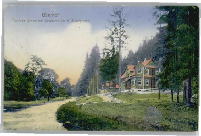 Oberhof Thueringen chweizerhütte Silbergraben x
