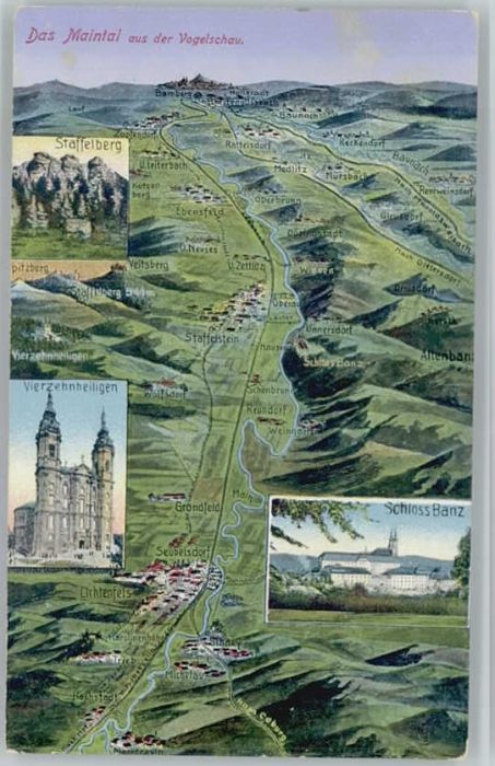 Staffelstein Staffelberg Vierzehnheiligen Schloss Ba