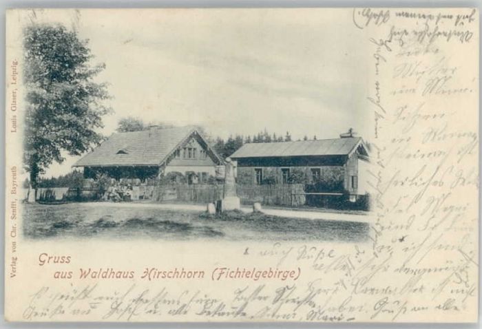 Warmensteinach [Stempelabschlag] Waldhaus Hirschhorn