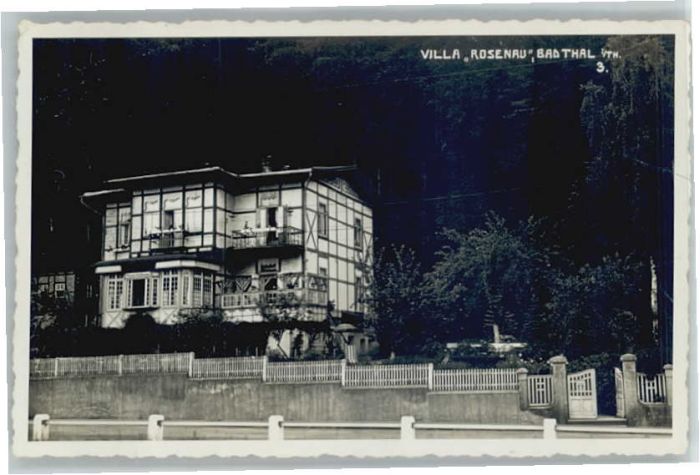 Thal Ruhla Villa Rosenau