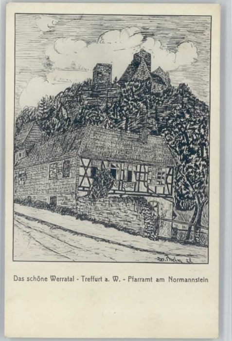 Treffurt Pfarramt Künstler Kus. Brehm