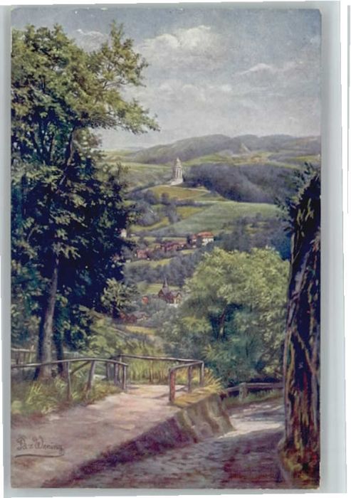 Wartburg Burg EISENACH Burschenschaftsdenkmal Kuenstler Wenig
