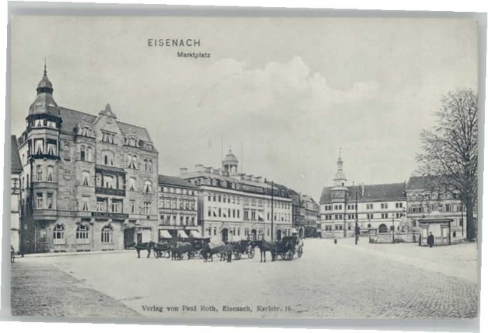 Eisenach Thueringen arktplatz