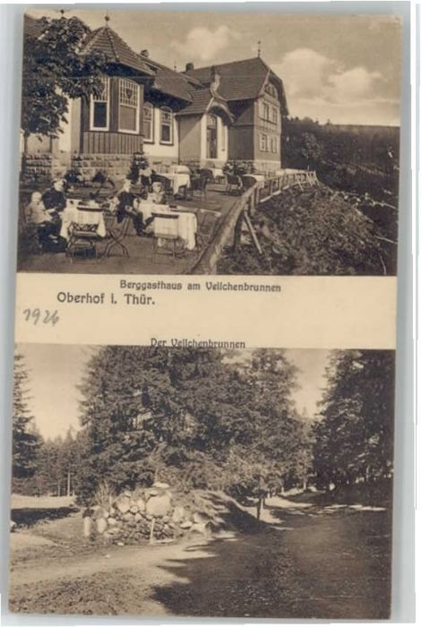 Oberhof Thueringen Gasthaus Veilchenbrunnen