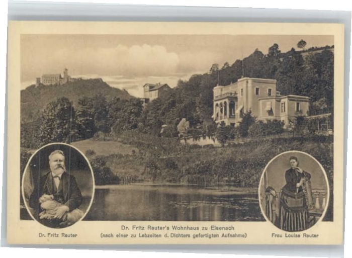 Eisenach Thueringen r. Fritz Reuter Wohnhaus
