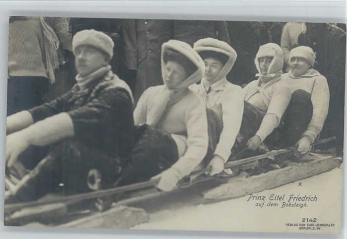 Oberhof Thueringen handschriftlich] Prinz Eitel Friedirch