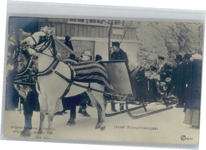 Oberhof Thueringen handschriftlich] Kronprinzenpaar
